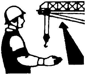 Жесты стропальщика. Знак опускания груза. Передвинуть кран. Знаковая сигнализация для стропальщика. Значок стропальщика на каску.