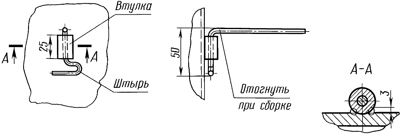 Штырь ш 22 80 чертеж