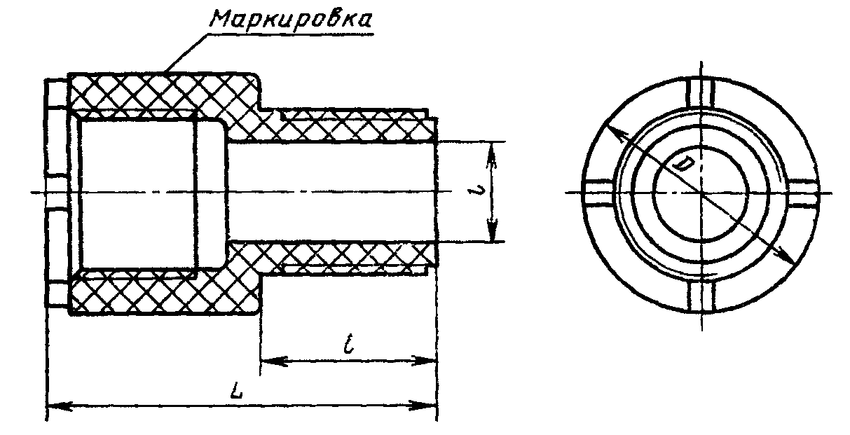 Сальник на чертеже