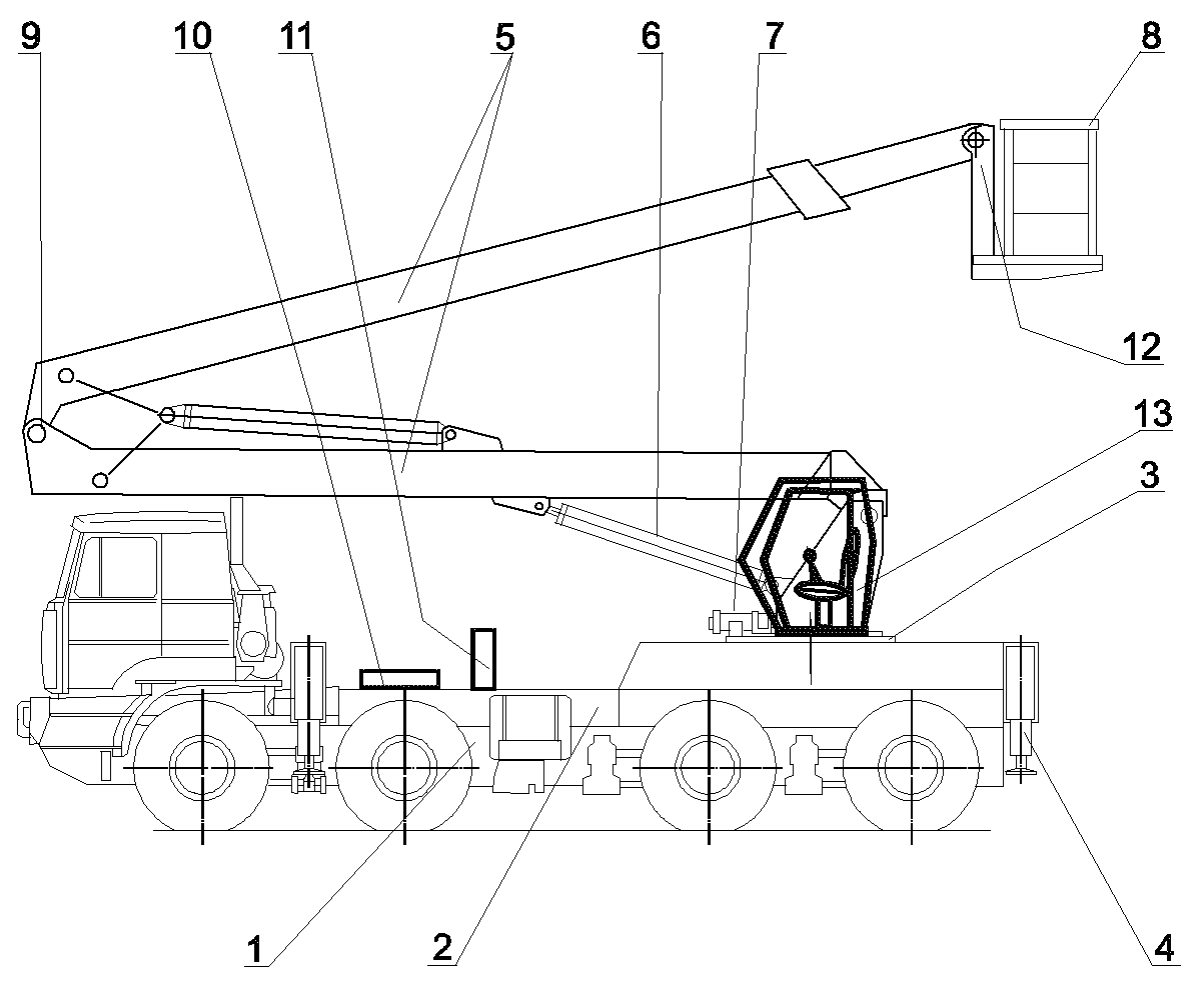 Редуктор поворота подъемника самоходного стрелового АГП 28