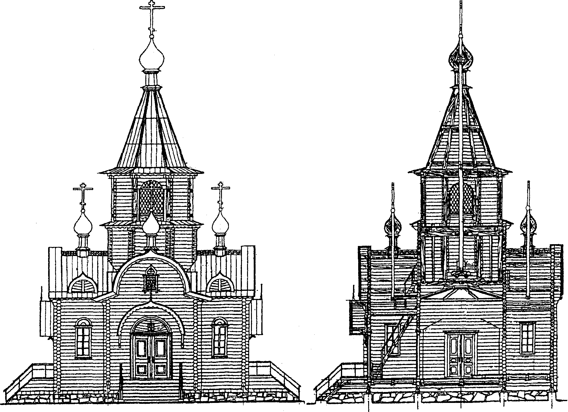 чертеж храма