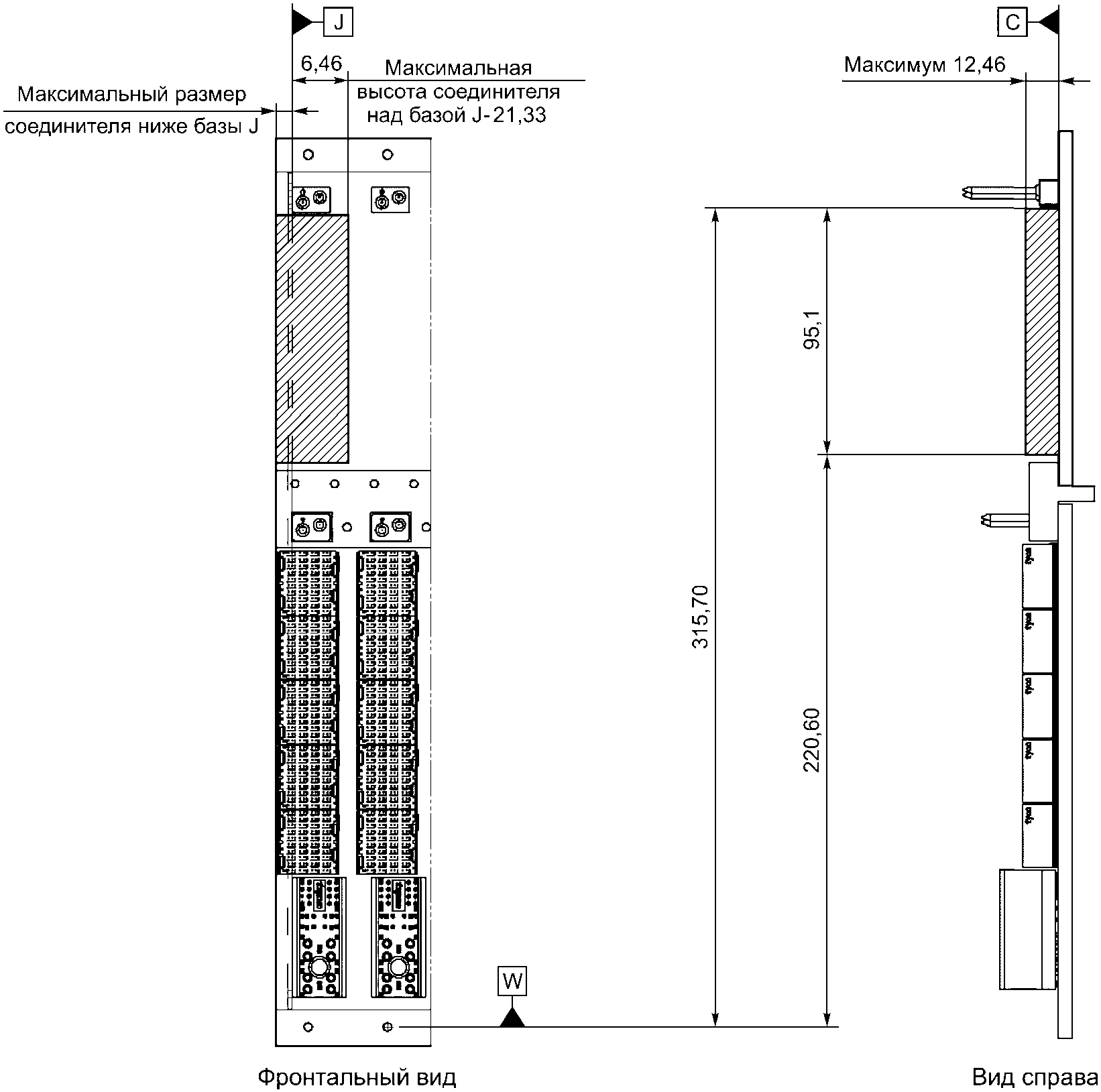 Height component
