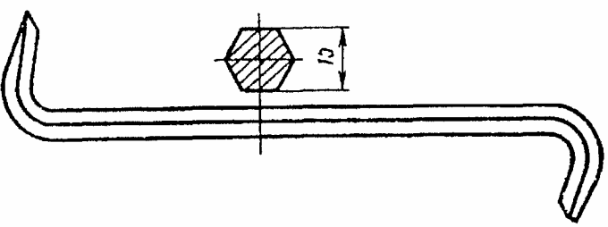 Чертеж лома строительного