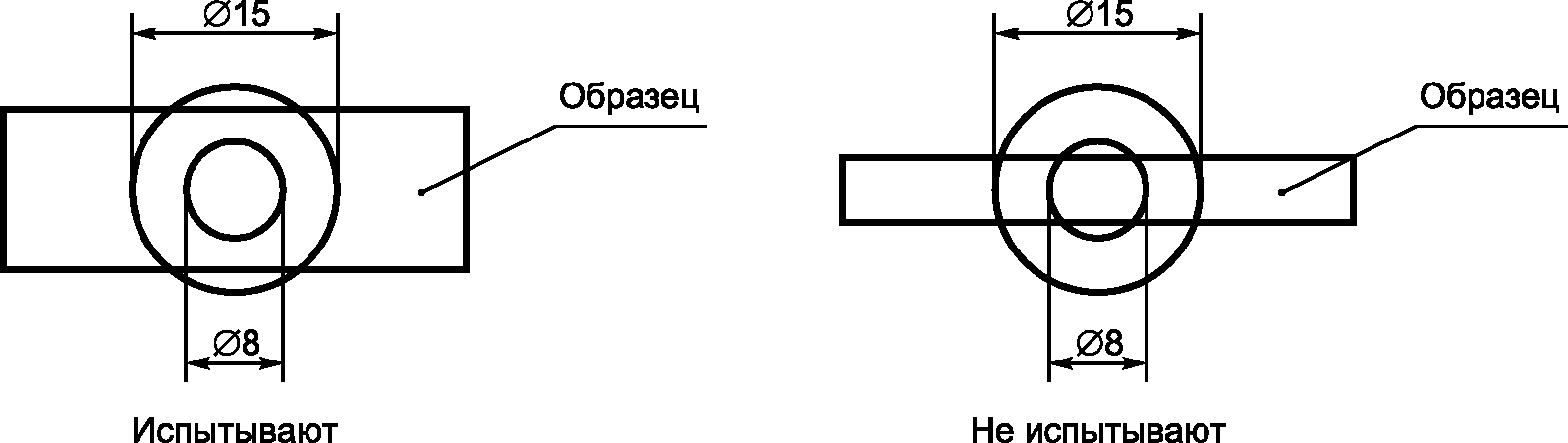 Штыревая вилка на схеме