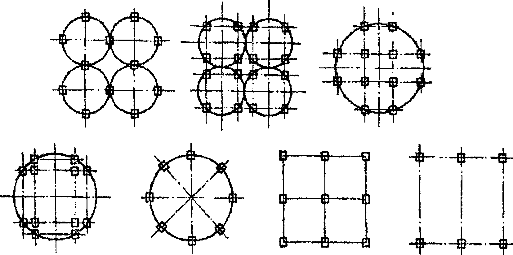 4 рисунок 4 схема. Расстановка колонн в круглом здании. Сетка осей круглого здания. Радиально Кольцевая сетка колонн. Круглая сетка колонн.