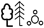Условные знаки деревьев