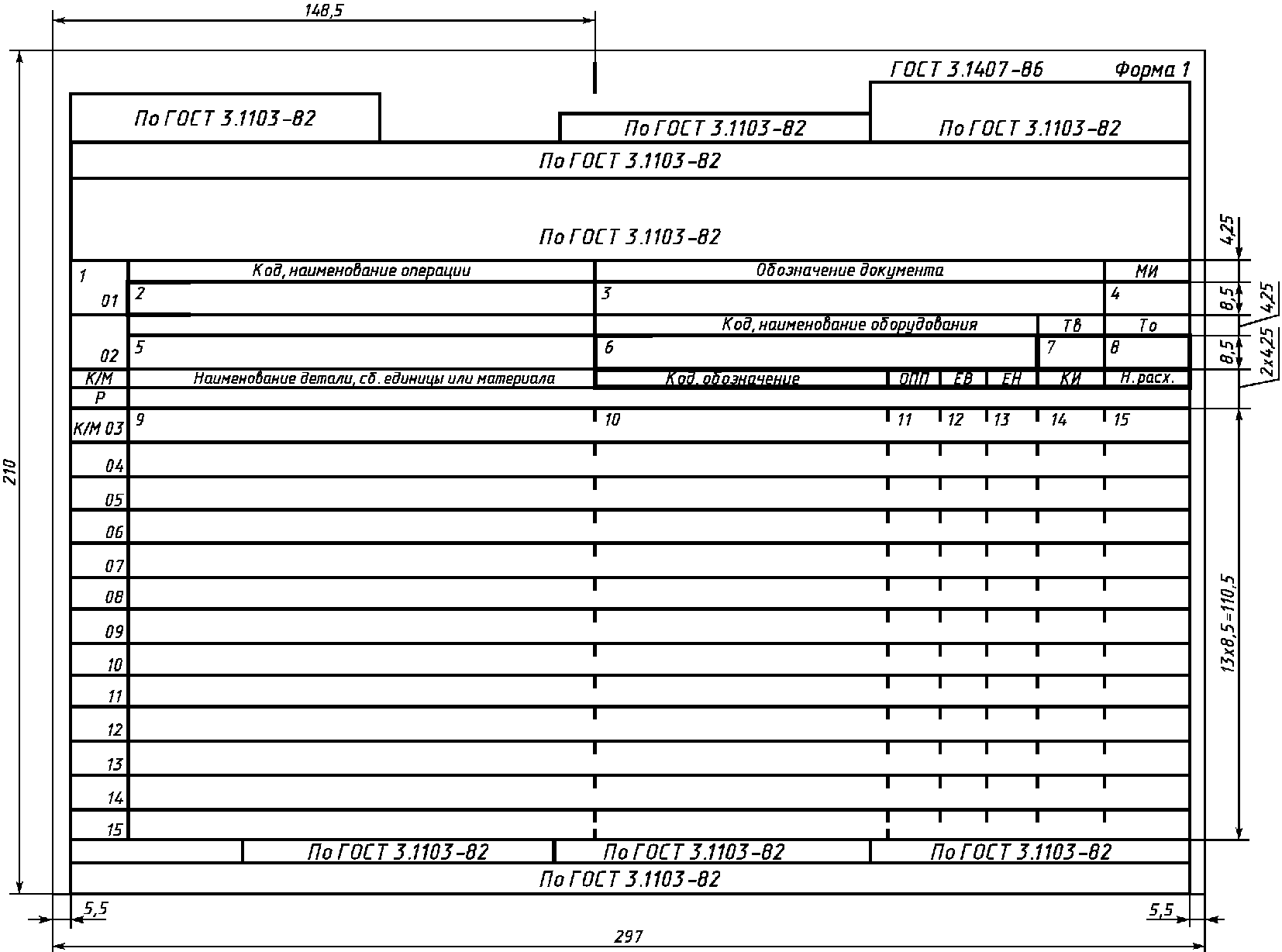 Оформление технологической карты по гост образец - Collection78.ru