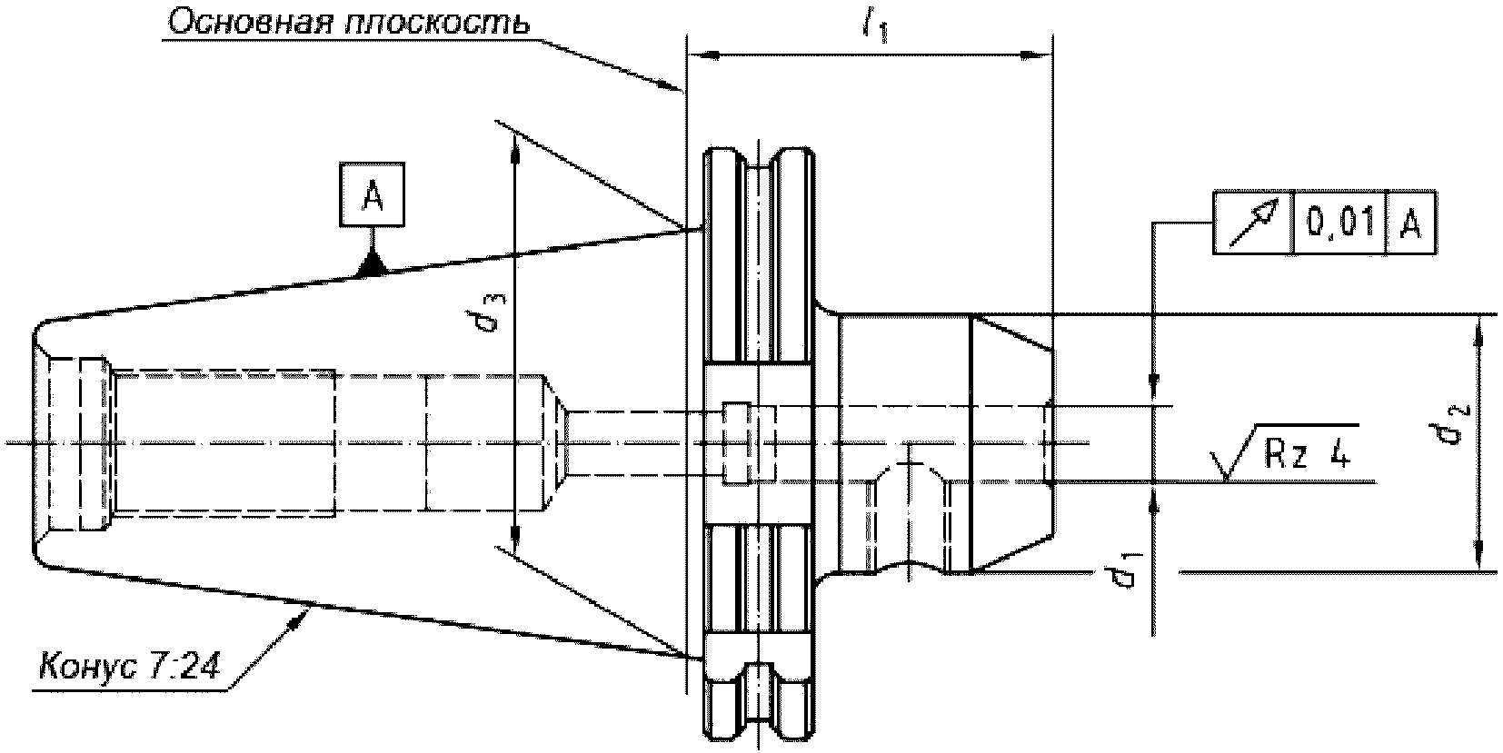 Размер обеспечить. Конус 7 24 угол. Инструментальный конус 7 24 Размеры чертеж угол. Державка с конусом 7:24. Конусность крана самовар чертеж.