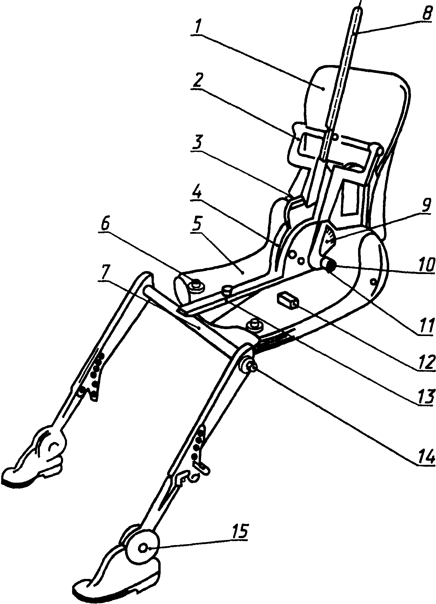 Механизм наклона спинки стула