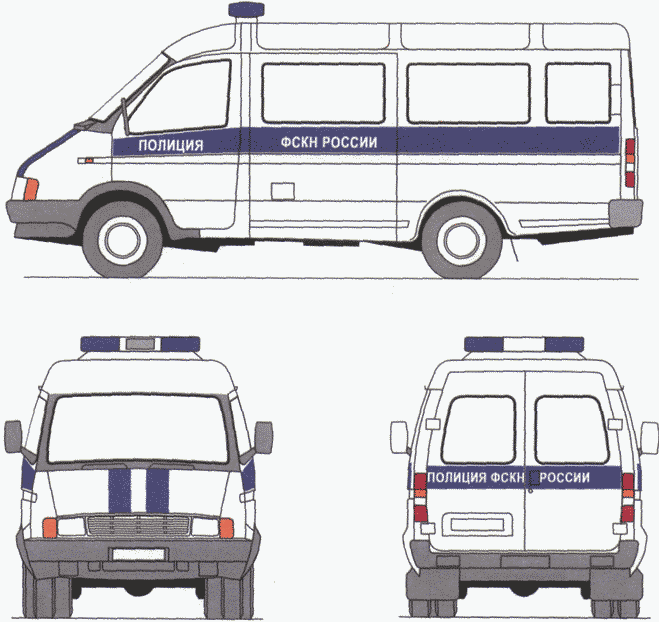 Цветографические схемы автомобилей оперативных служб