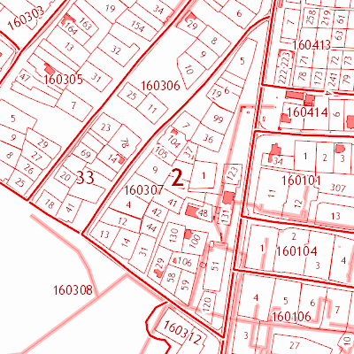 Карта кадастровых кварталов